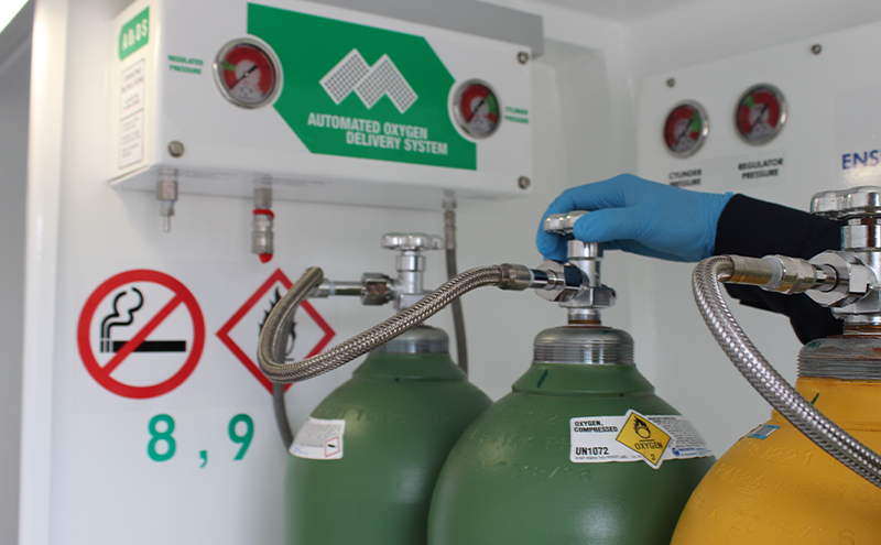 Oxygen Supply To Emergency Safe Refuge Chambers Automate Oxygen Delivery
