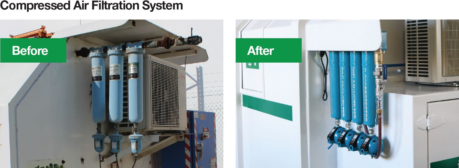 compressed air filtration system_chamber refurbishment